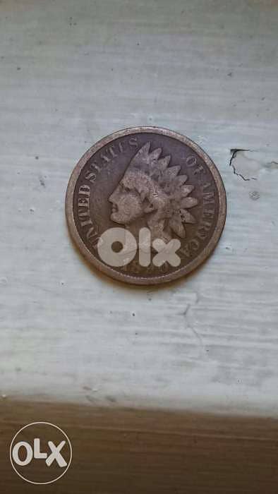 USA Coin Indian Head Cent year 1890 0