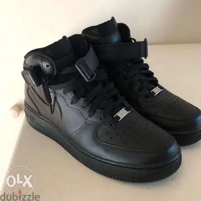 Nike Air Force mid 50% off full black 76-969O37