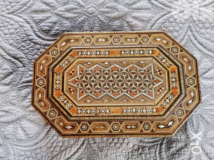 Vintage marquetry box 1920s 0