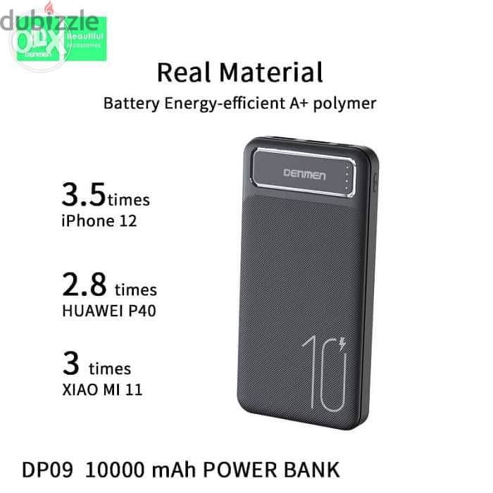 Denmen 10.000mah powerbank 4