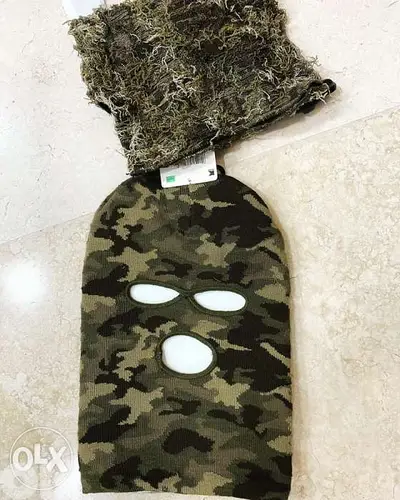 miltiary mask and neck warmer