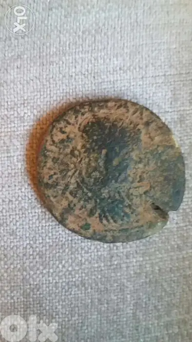 Roman Emperor Trajan Bronze Coin & The Horse year 98 AD