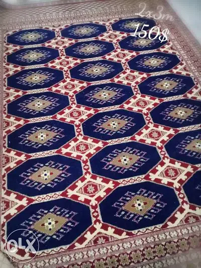 Belgium made carpet (wool 100%). 2x3.