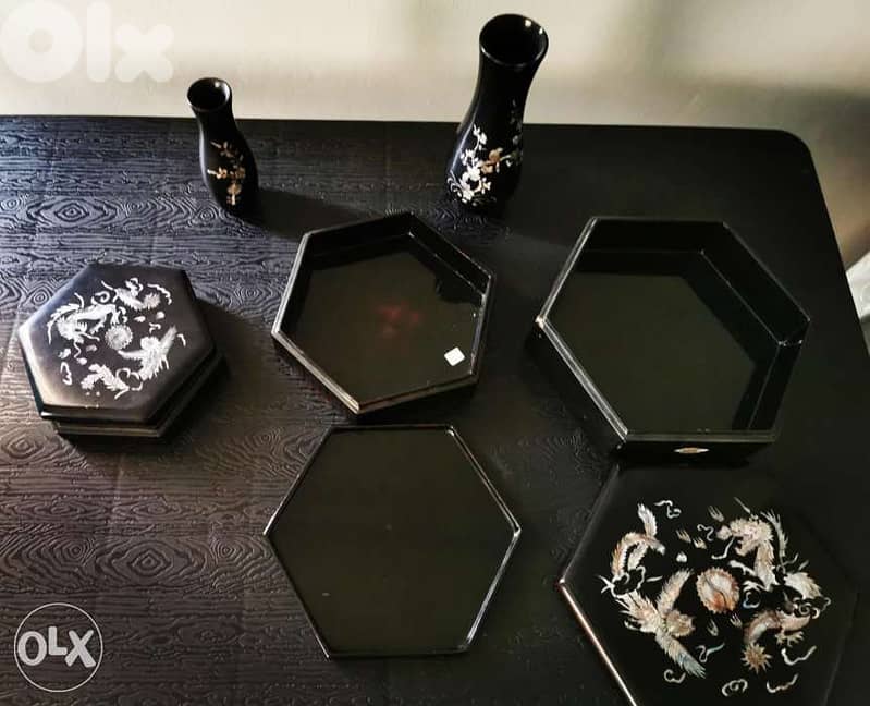Vintage octagonal boxes 3