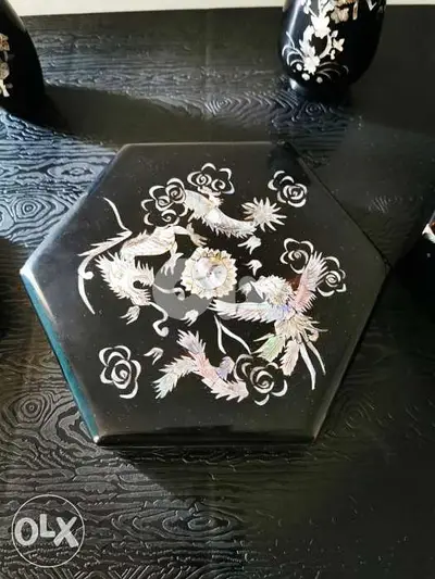 Vintage octagonal boxes