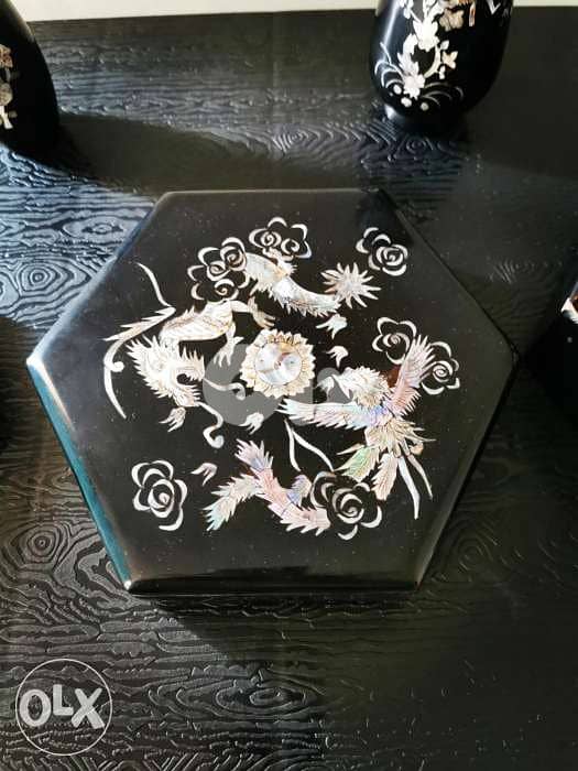 Vintage octagonal boxes 0