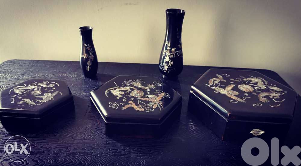 Vintage octagonal boxes 4