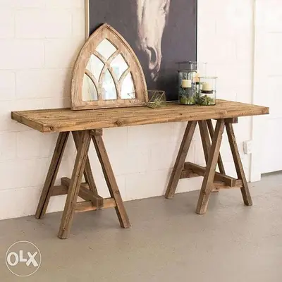 New Creative special wood dining table style طاولة خشب تصميم فريد