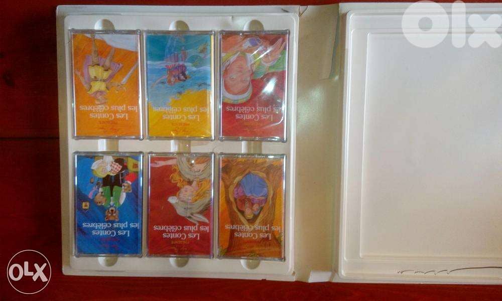 Coffret 6 cassettes histoires et recits pour enfants 1