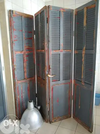 Old paravan vintage dor برفان باب خسب قديم