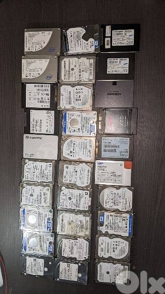 Ssd and hdd used all guaranteed 0
