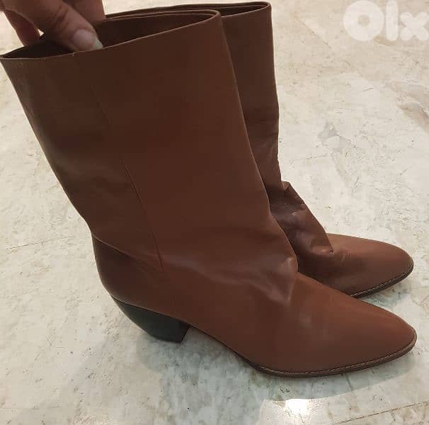 real leather boots size 9M 0