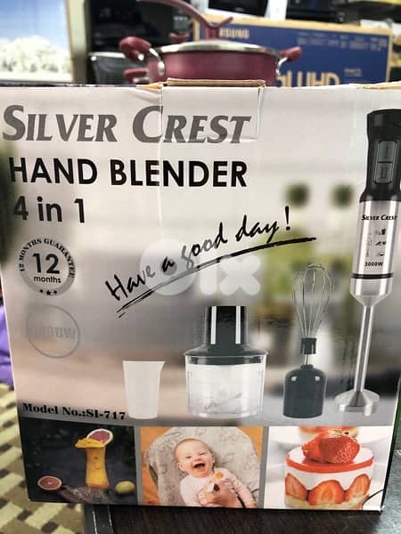 Silvercrest Hand Blender 4 in 1 1