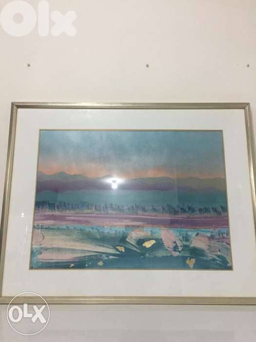 acrylic on carton famous American artist Marcia Isaacs 0