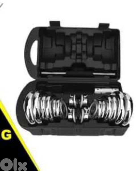 dumbells and weights package 20 kg with axe dumbells 0