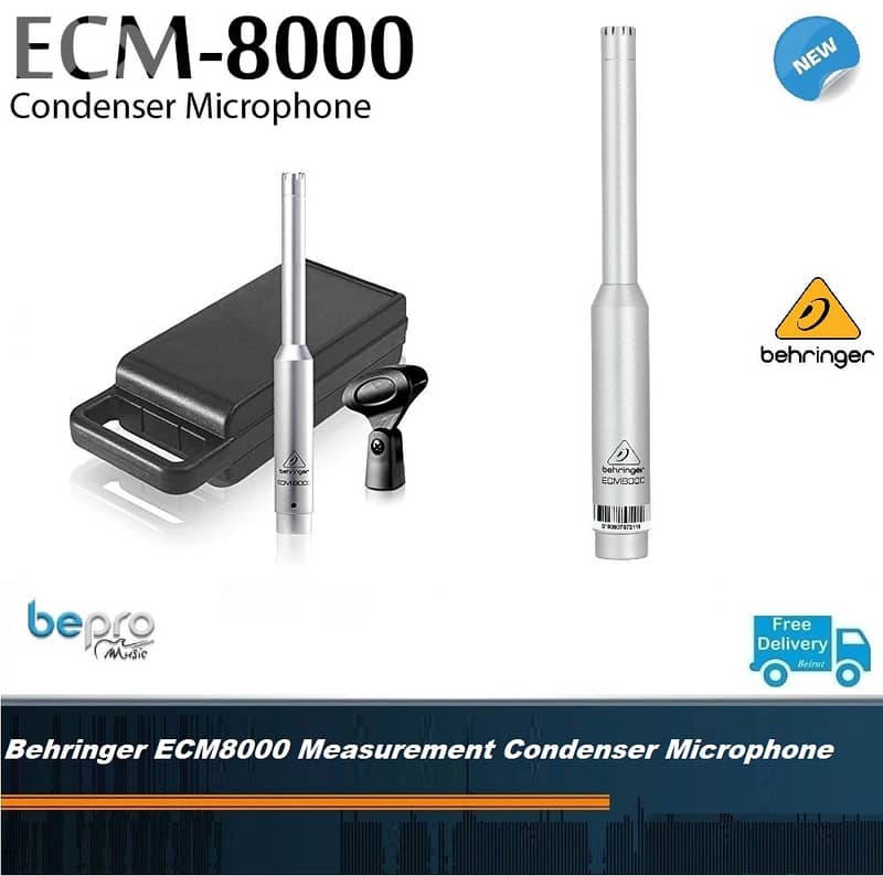 Behringer ECM8000 Measurement Condenser Microphone 0