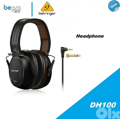 Behringer DH100 Professional Drummer Headphones, Closed-back Headphone