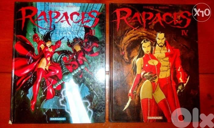 Rapaces 4 volumes rated R french comics 0