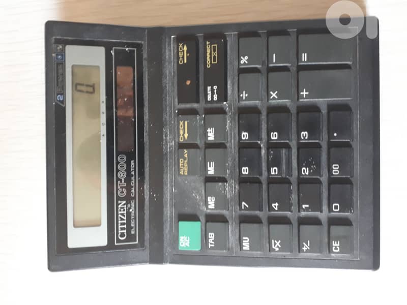 CITIZEN CT-600 Electronic Calculator in good condition (cash $ only) 0
