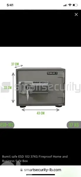 Bumil safe made in Korea Fireproof Home and business safe