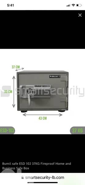 Bumil safe made in Korea Fireproof Home and business safe 0