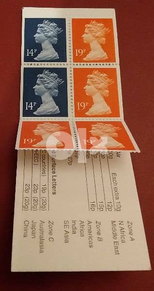 England Royal Mail stamps booklet Charles Dickens 1