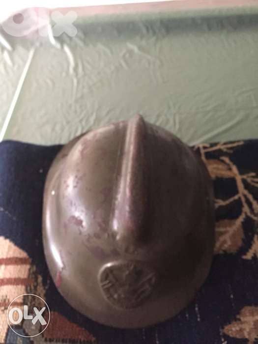 antique WW2 Russian military firefighters steel helmet 1