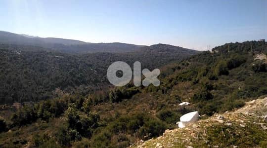 800m2 land + mountain view for sale in Mechmech  -ارض للبيع في مشمش
