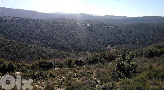 800m2 land + mountain view for sale in Mechmech  -ارض للبيع في مشمش