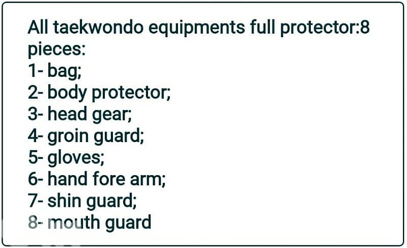 TAEKWONDO equipments kwon brand approved 0