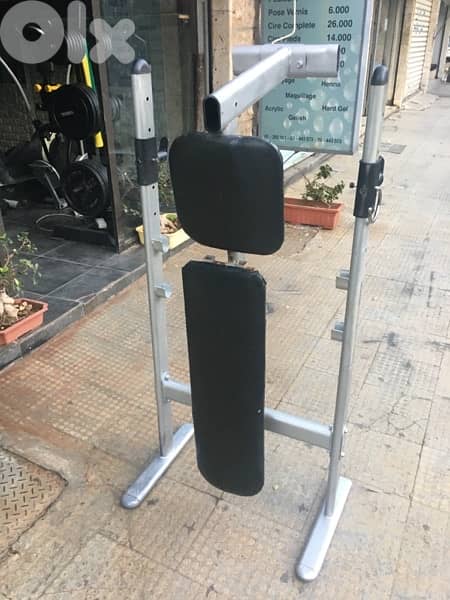 bench life gear adjustable foldable with axe & weights 4