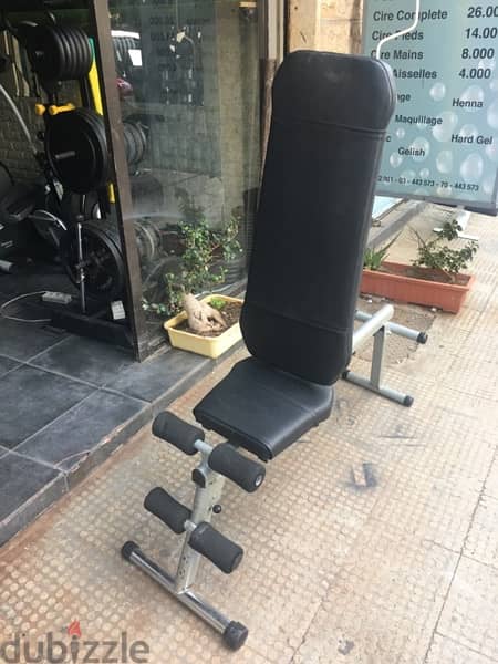 kettler bench adjustable foldable heavy duty very good quality 3