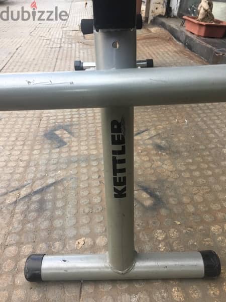 kettler bench adjustable foldable heavy duty very good quality 6