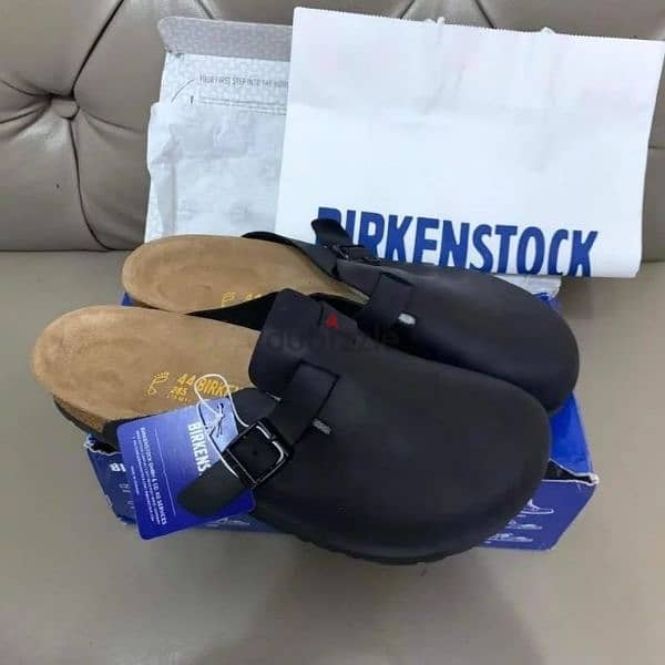 Original Birkenstock Boston leather black flog 76969O37 0