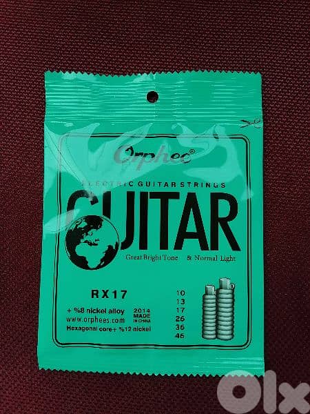 New Electric Guitar Strings - Orphee - RX17 - Size 10 0