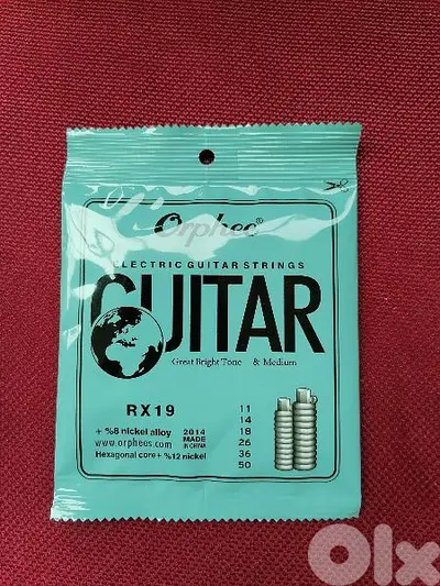 New Electric Guitar Strings - Orphee