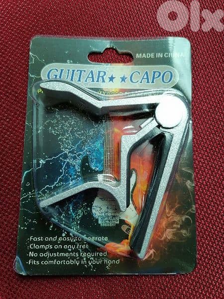 Metallic Guitar Capo - Silver 0
