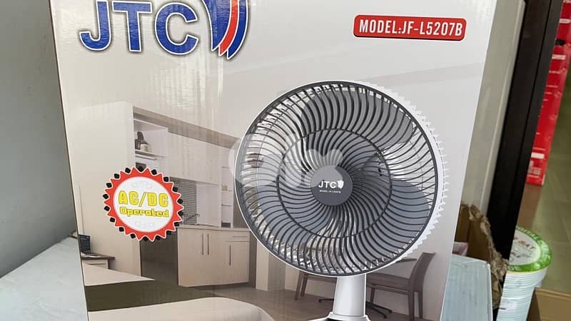 JTC rechargeable fan 12” Table 1