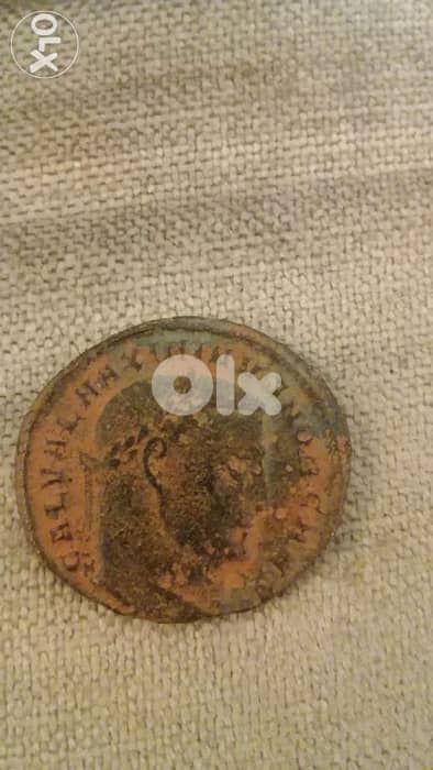 Ancient Roman Bronze Coin of Emperor Maxentius year 306 AD 0