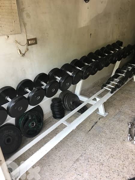 dumbells set from 2.5 kilo till 35 kilo 70/443573 RODGE 0