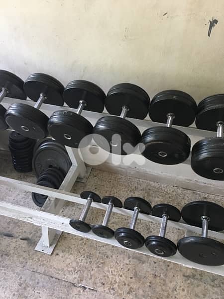 dumbells set from 2.5 kilo till 35 kilo 70/443573 RODGE 2