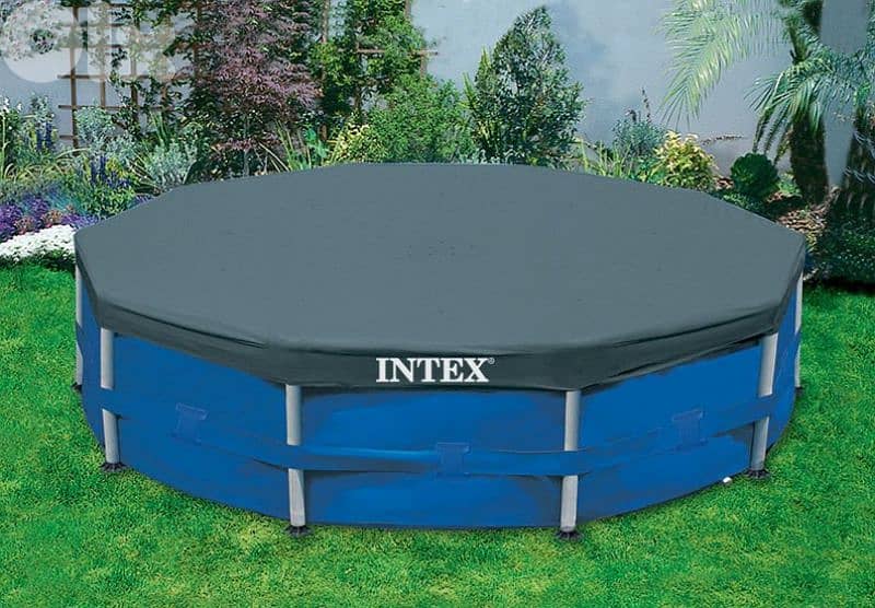 3.66 m original cover for intex and bestway pools 0