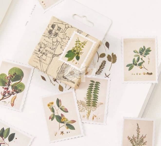 Stationary Sticker - Plant Pattern 1