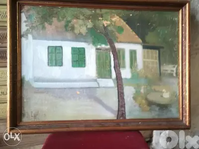 لوحة قديمة لفنان معروف