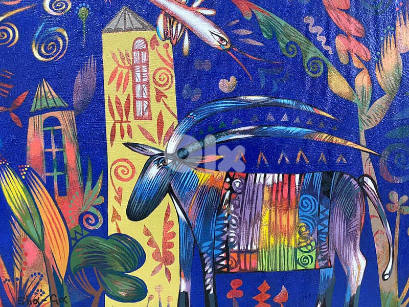 famous Sha-ga oil on canvas painting 3