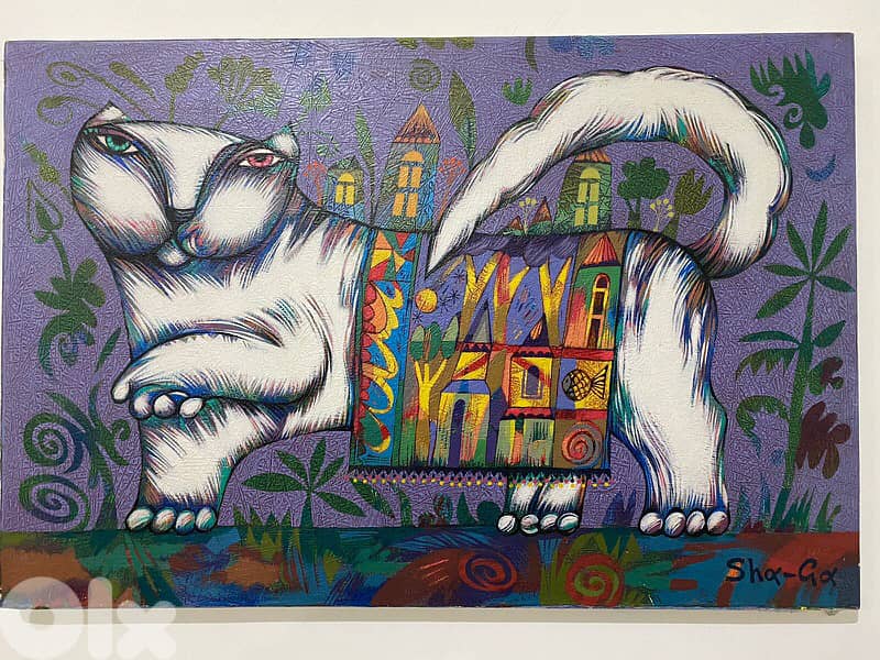 Sha-ga famous artist oil on canvas 0