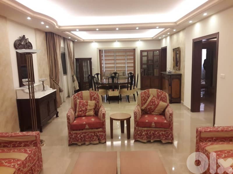 190 Sqm |Fully furnished apartment in Sin El Fil | City view 0