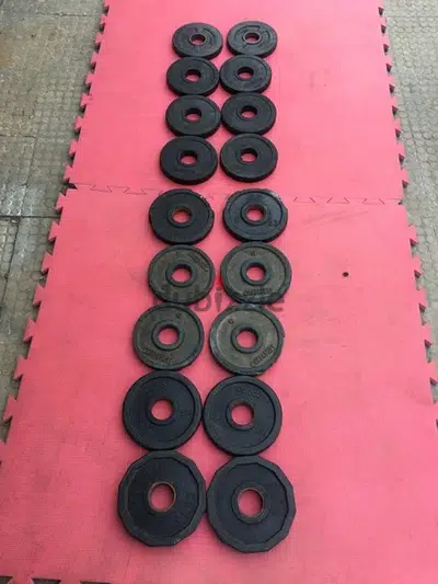 Olympic rubber plates like new 70/443573 RODGE sports equipment