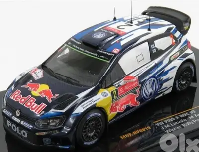 VW Polo WRC diecast car model 1:43.