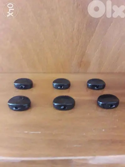 Buttons for pegs of Guitar (black) : 6PCS